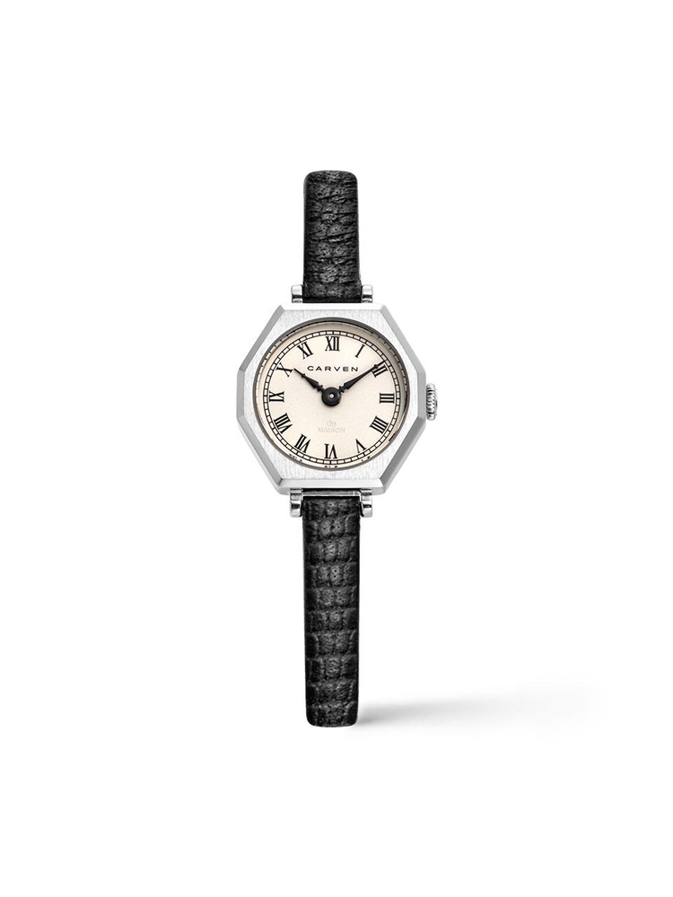 [CARVEN] 여성 가죽시계 CV626-WH/BK