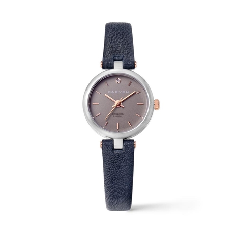 [CARVEN] 여성 가죽시계 CV621-GR/NV