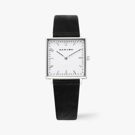 [CARVEN] 여성 가죽시계 CV603S-WH/BK