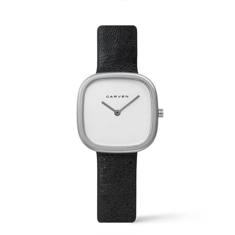 [CARVEN] 여성 가죽시계 CV608S-WH/BK(Q)