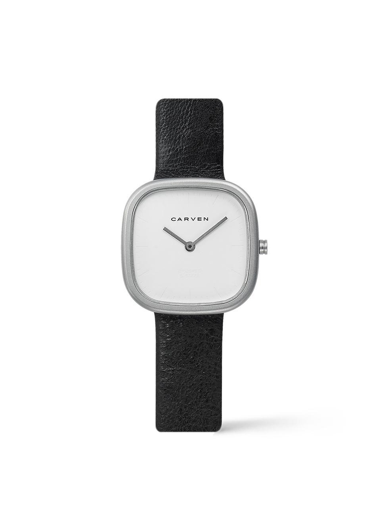 [CARVEN] 여성 가죽시계 CV608S-WH/BK(Q)