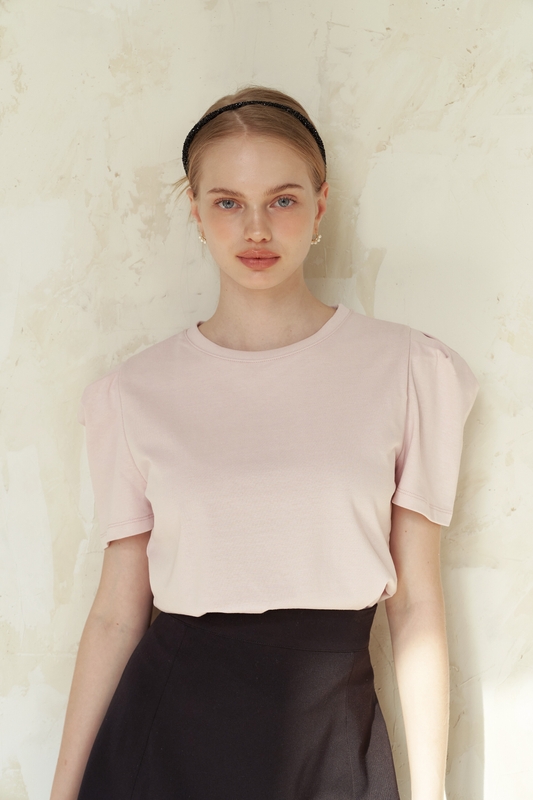 Roman Puff T-Shirt / Pink(4color)