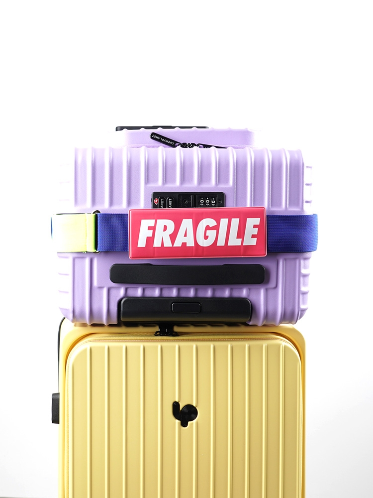 고비욘드 엘라스틱 캐리어 벨트_Fragile_블루