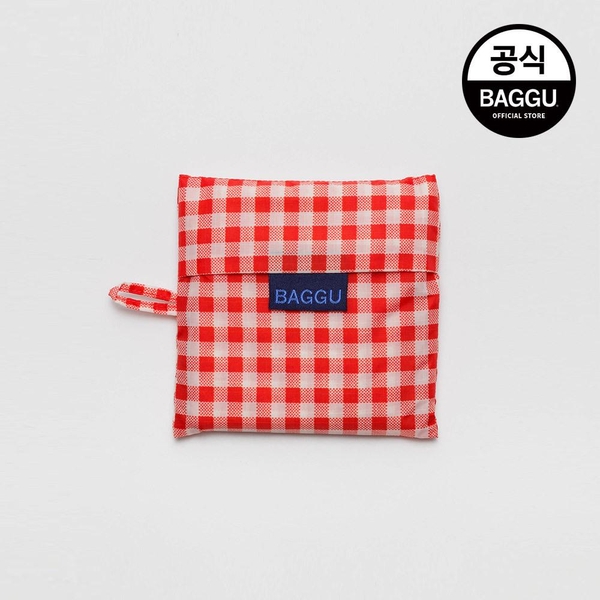 BAGGU 바쿠 스탠다드 레드 깅엄