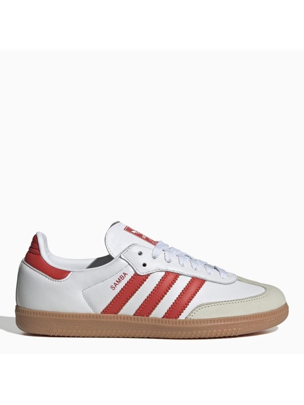 아디다스 오리지널 adidas Originals Low Samba OG white/red trainer IF6513LE