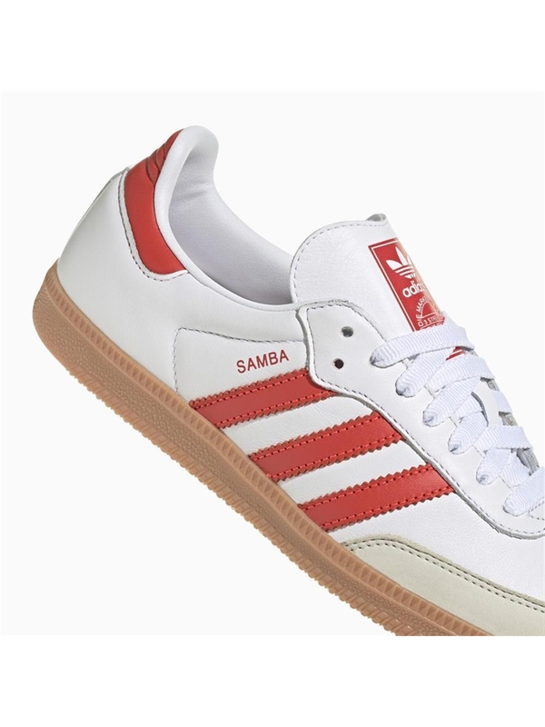 아디다스 오리지널 adidas Originals Low Samba OG white/red trainer IF6513LE