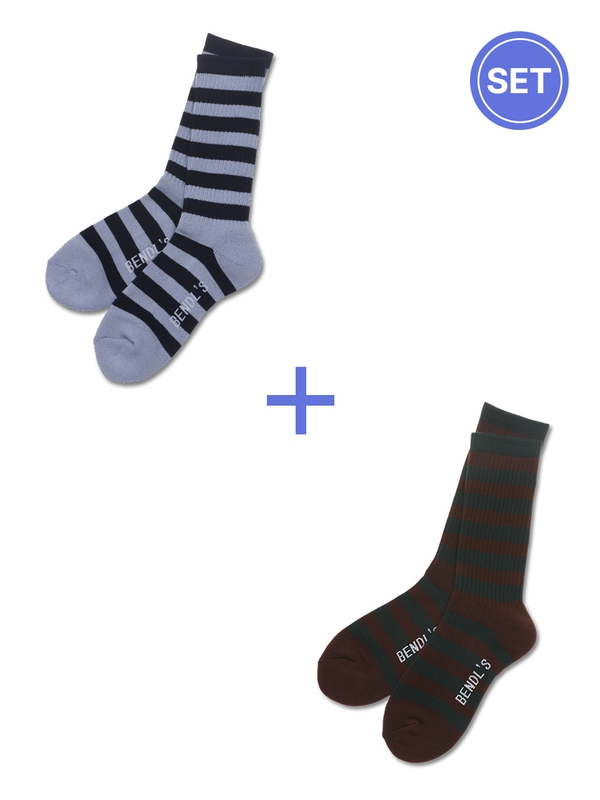 STRIPED SOCKS NO.1 - SET