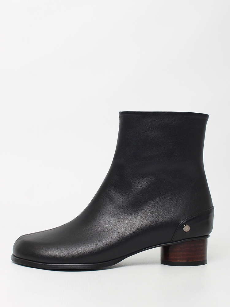 Eloel ornament low heel boots_black