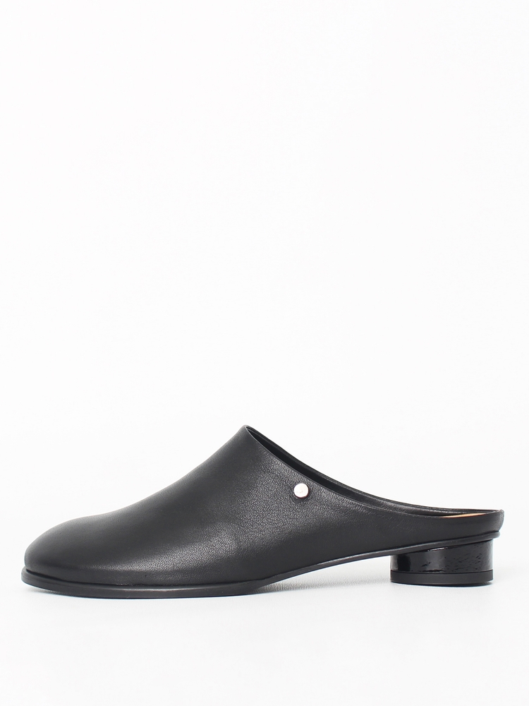 Kkulao round low mules_black