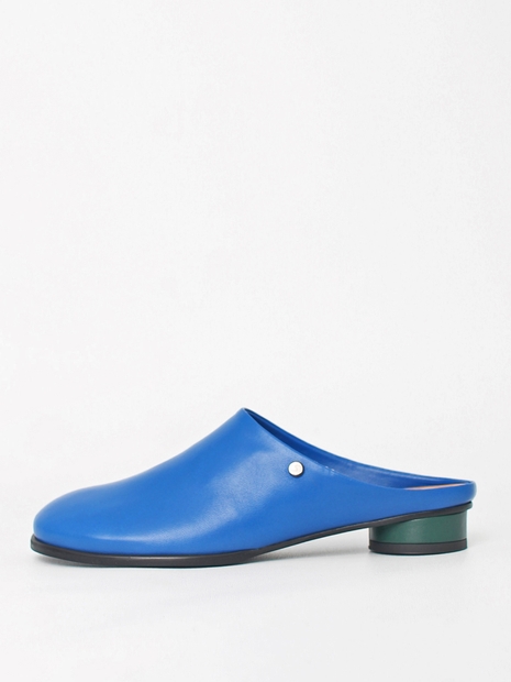 Kkulao round low mules_blue