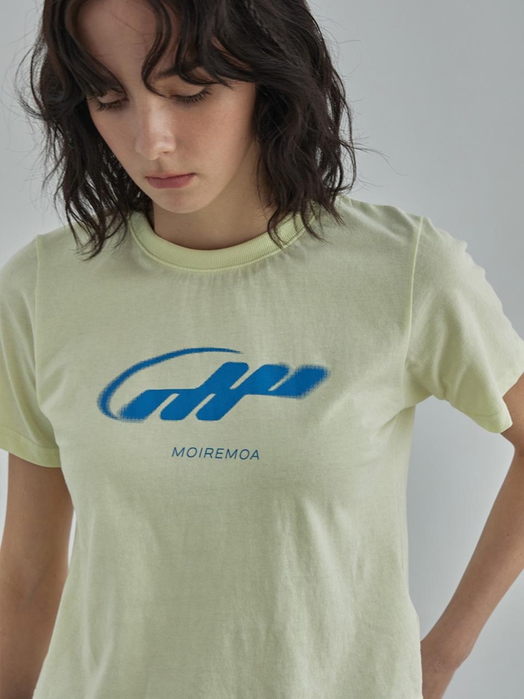 MM crop tee-Yellow