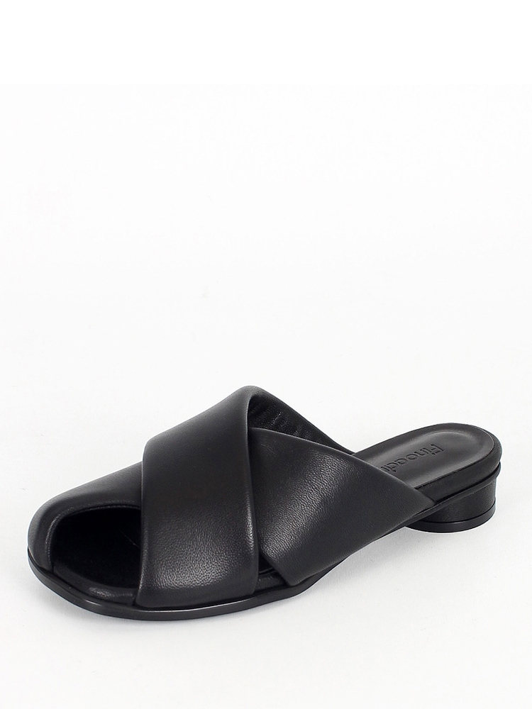 Ongly cushion cross mules_black