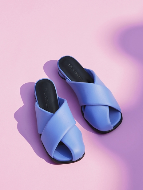 Ongly cushion cross mules_lavendar