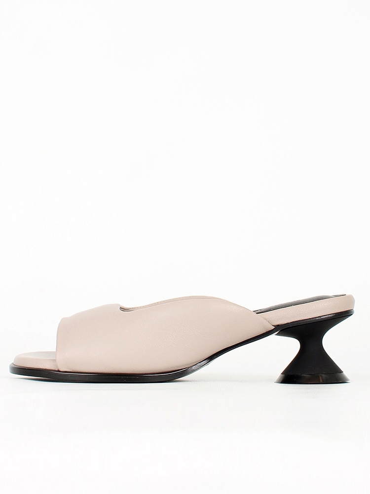 Uhjeo ourglass heel slippers_light gray