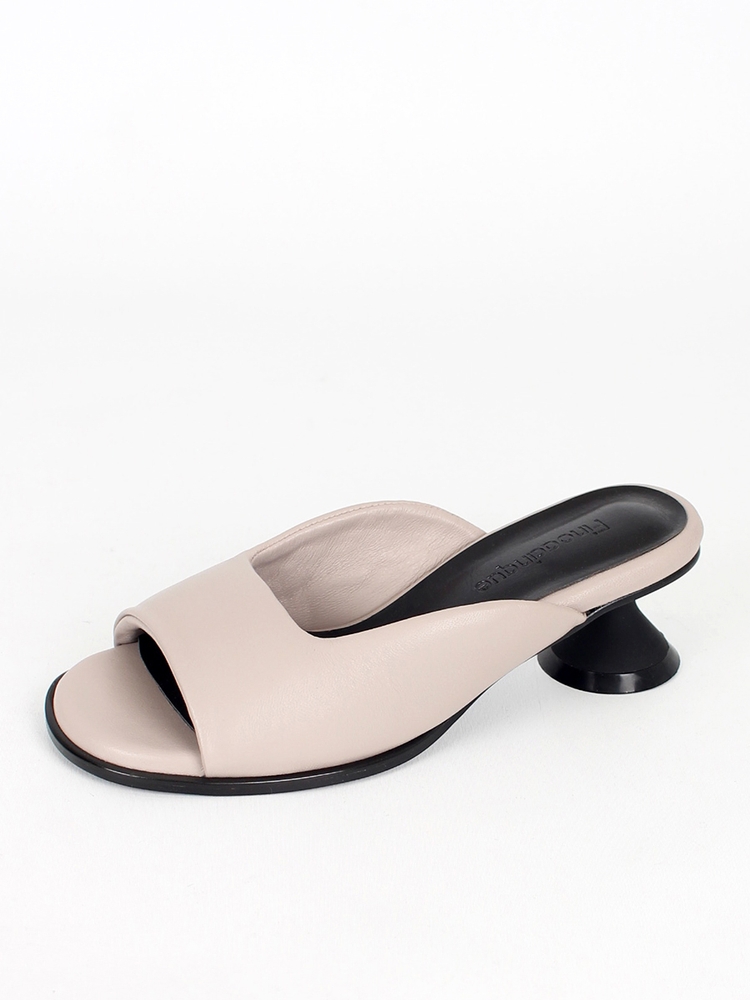 Uhjeo ourglass heel slippers_light gray