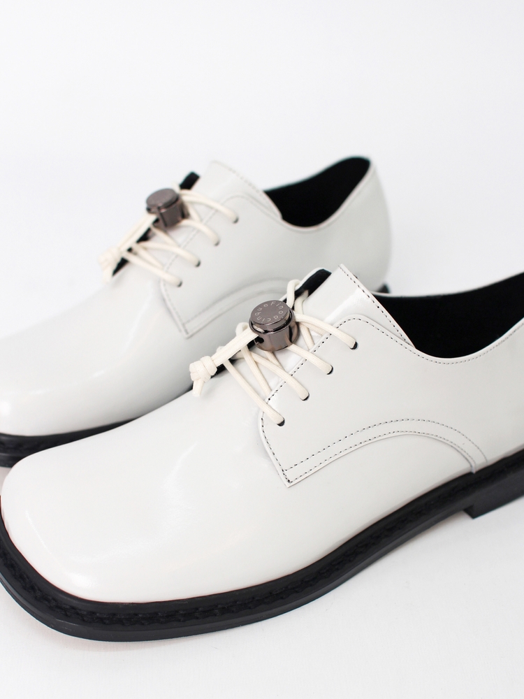 Zunnie strap derbyshoes_white