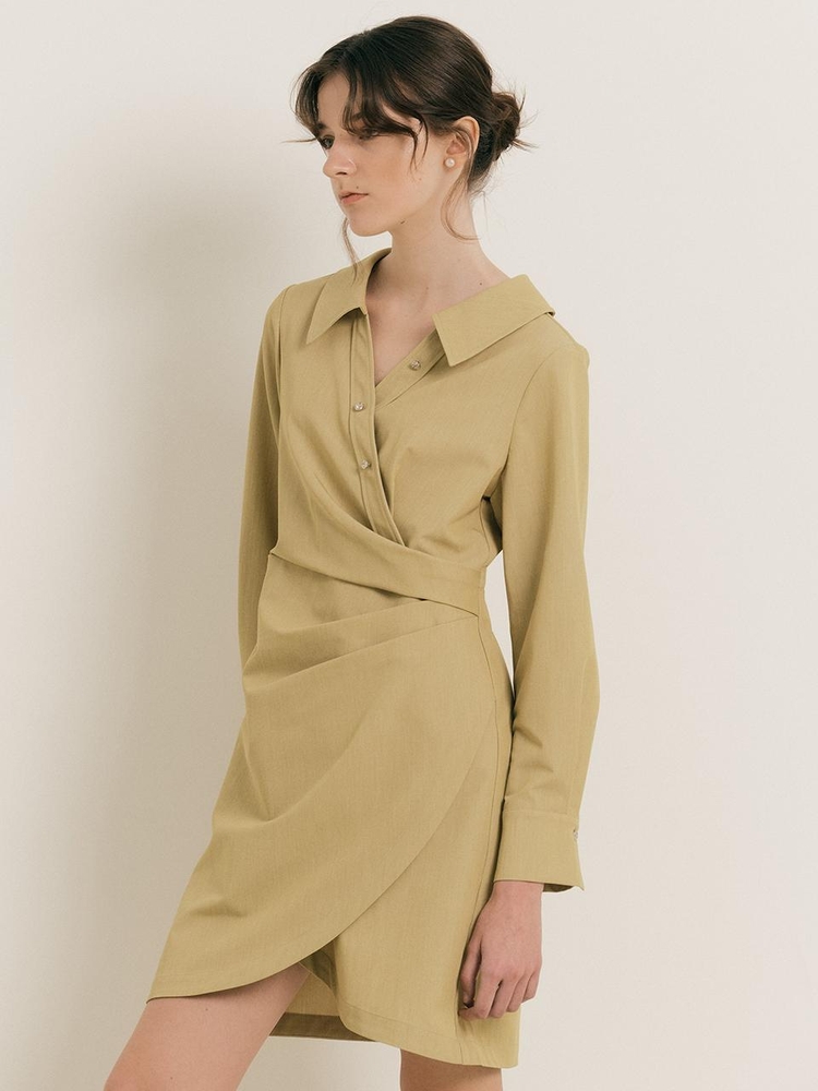 WD_Deconstructed shirt dress_YELLOW