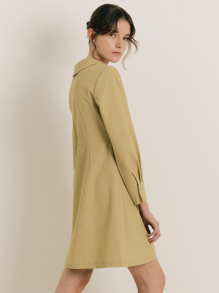 WD_Deconstructed shirt dress_YELLOW