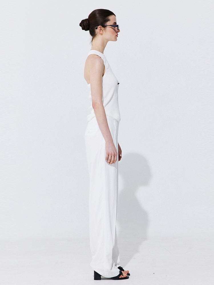 Back Cut-out Sleeveless_Ivory