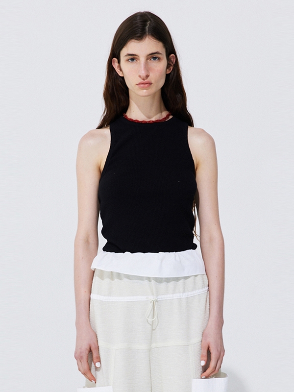 Back Cut-out Sleeveless_Black