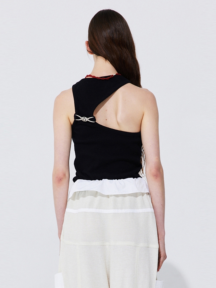 Back Cut-out Sleeveless_Black