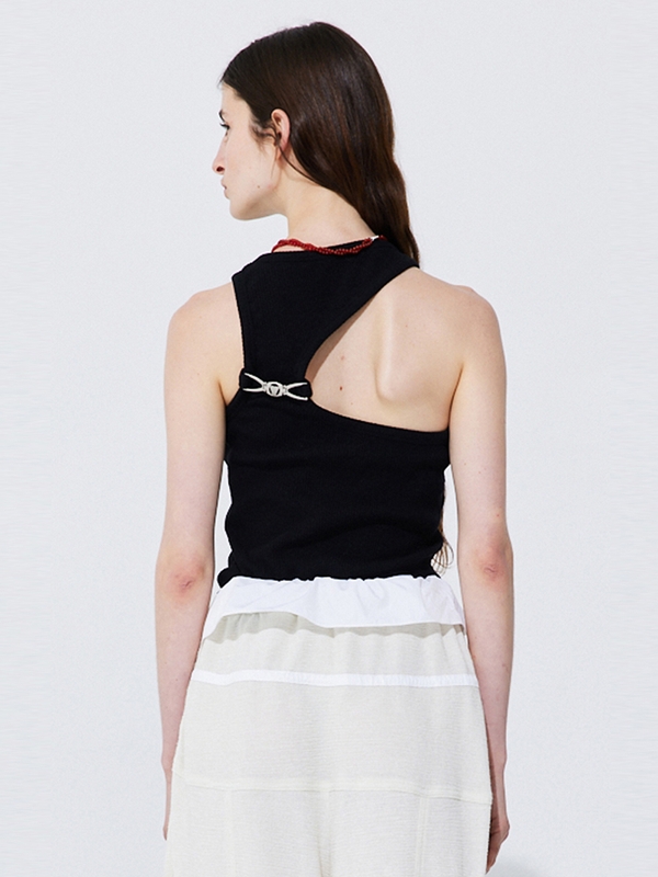 Back Cut-out Sleeveless_Black