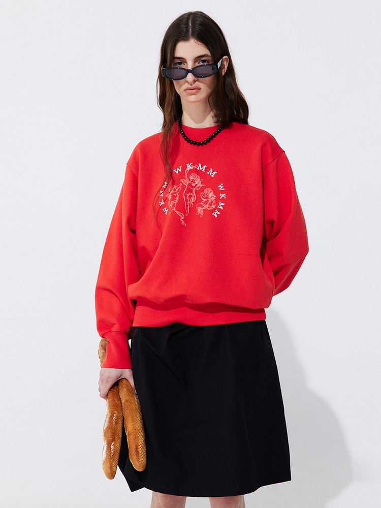 24-Angel Sweatshirt_Red