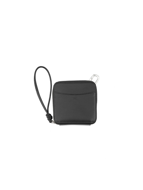 ZIP AROUND WALLET [BLACK]