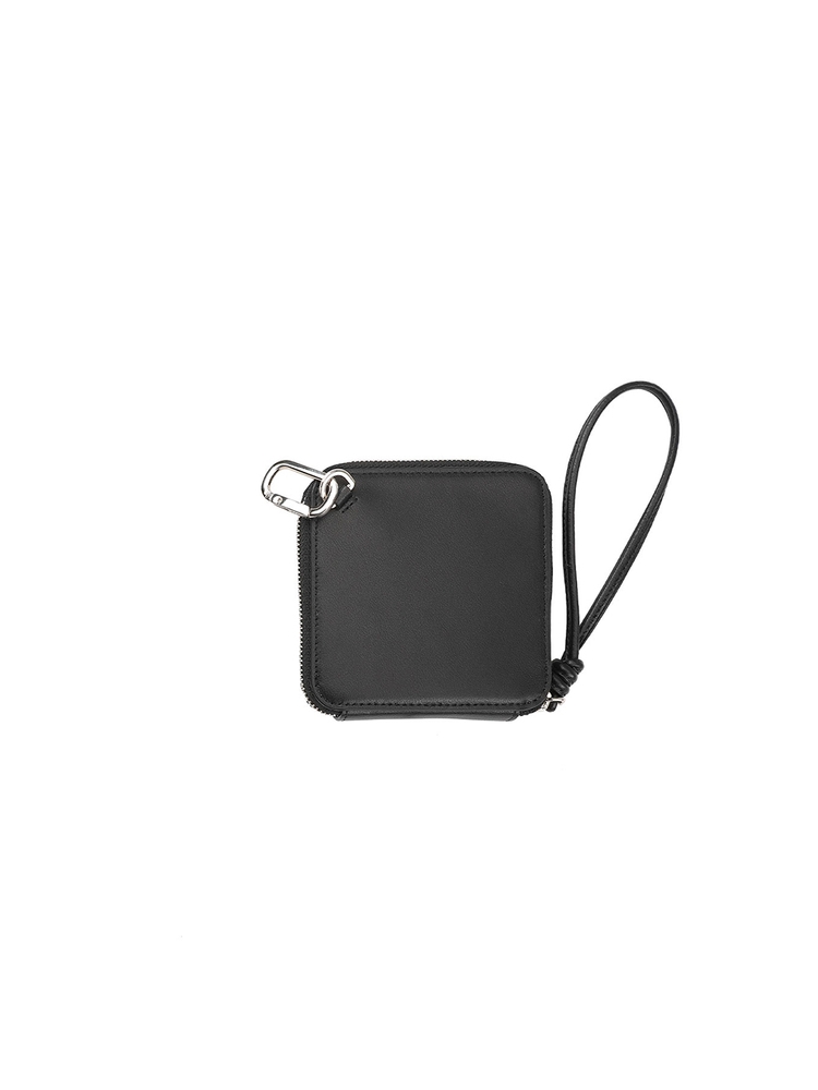 ZIP AROUND WALLET [BLACK]