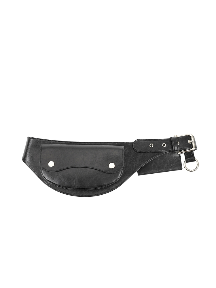 POCKET BELT [WASHED BLACK]