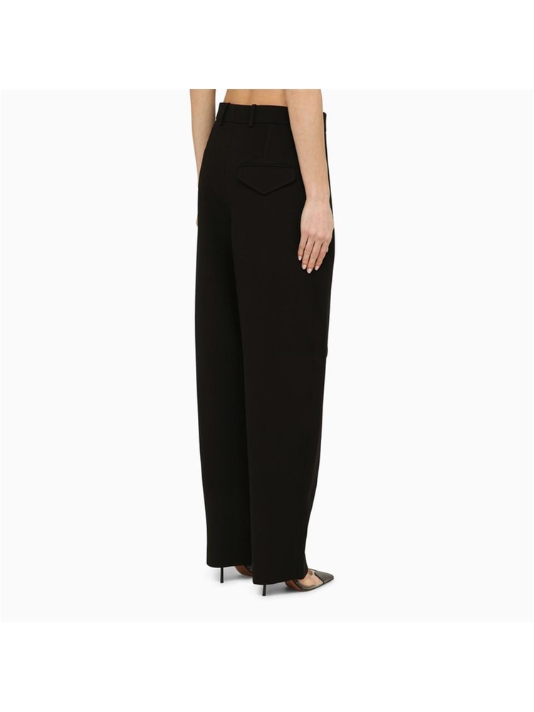 워드로브 NYC SS24 WARDROBE.NYC Black wool wide trousers W2050R09WO