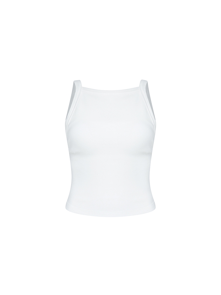 PAD BACKLESS TOP WHITE