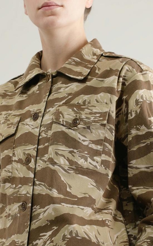 [해외배송] 21SS 닐리로탄 셔츠 11299W837 khaki tiger camo