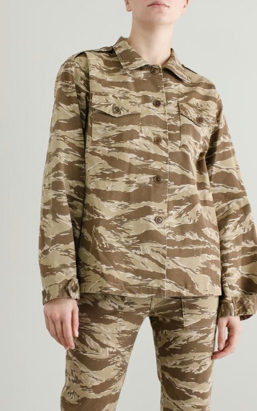 [해외배송] 21SS 닐리로탄 셔츠 11299W837 khaki tiger camo