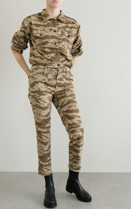 [해외배송] 21SS 닐리로탄 스트레이트 팬츠 285W837 khaki tiger camo