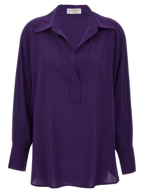 ALBERTO BIANI | [해외배송] 24SS 알베르토비아니 블라우스 MM894VI008153 Purple [해외배송] 24SS 알베르토비아니 블라우스... 