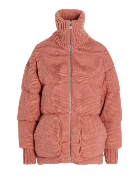 [해외배송] 22FW 옌키옌키 패딩 KNITTEDMICHLINROPECOTTONROPEPEACH Pink