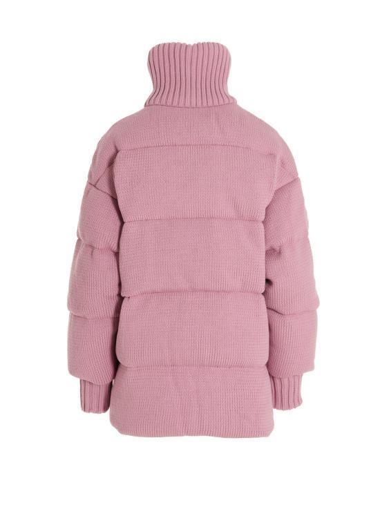 [해외배송] 22FW 옌키옌키 패딩 KNITTEDMICHLINROPECOTTONROPEPINK Purple