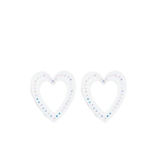 [해외배송] 23FW 사프 사푸 이어링 BIG HEART EARRINGS TRANS NEUTRALS