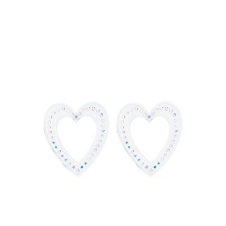 [해외배송] 23FW 사프 사푸 이어링 BIG HEART EARRINGS TRANS NEUTRALS