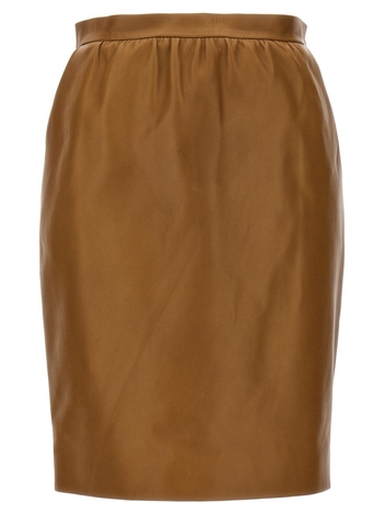 생로랑 SS24 Leather skirt 784247Y5OA22576