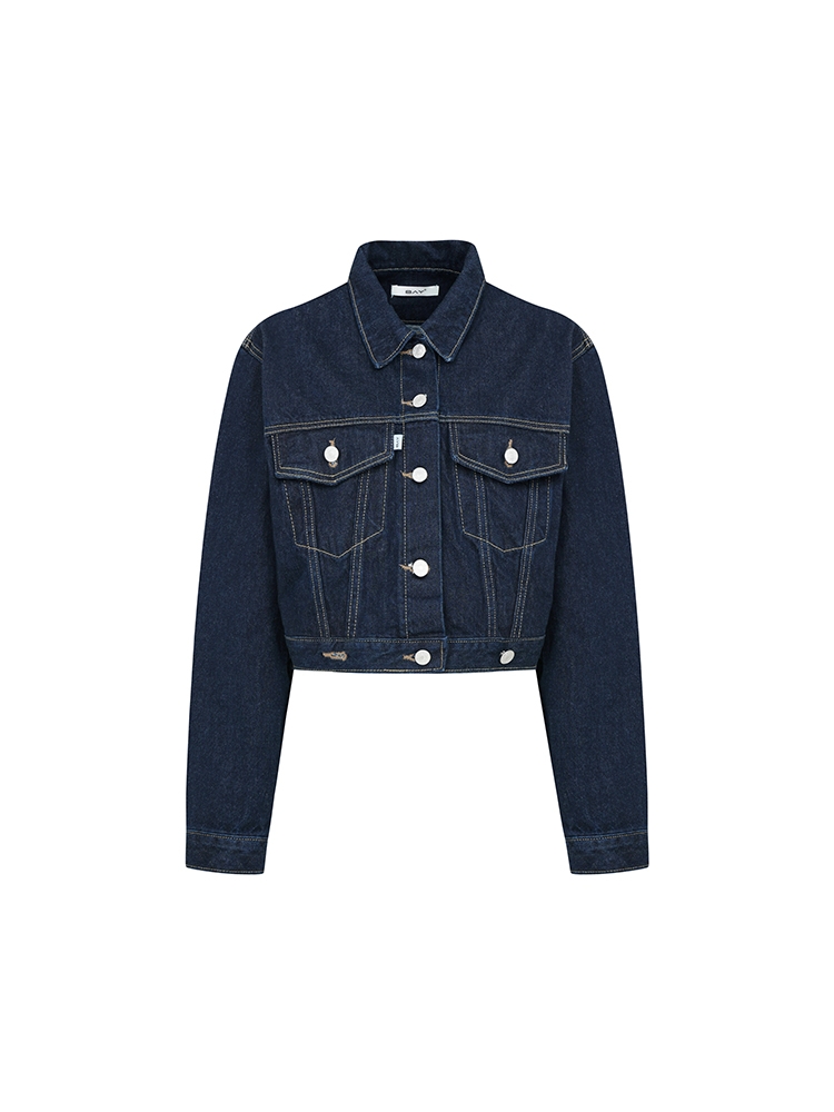 USA TRUCKER JACKET INDIGO BLUE