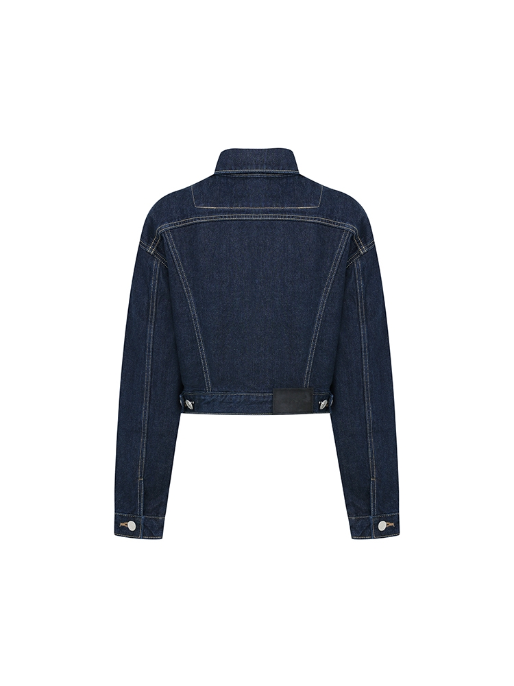 USA TRUCKER JACKET INDIGO BLUE