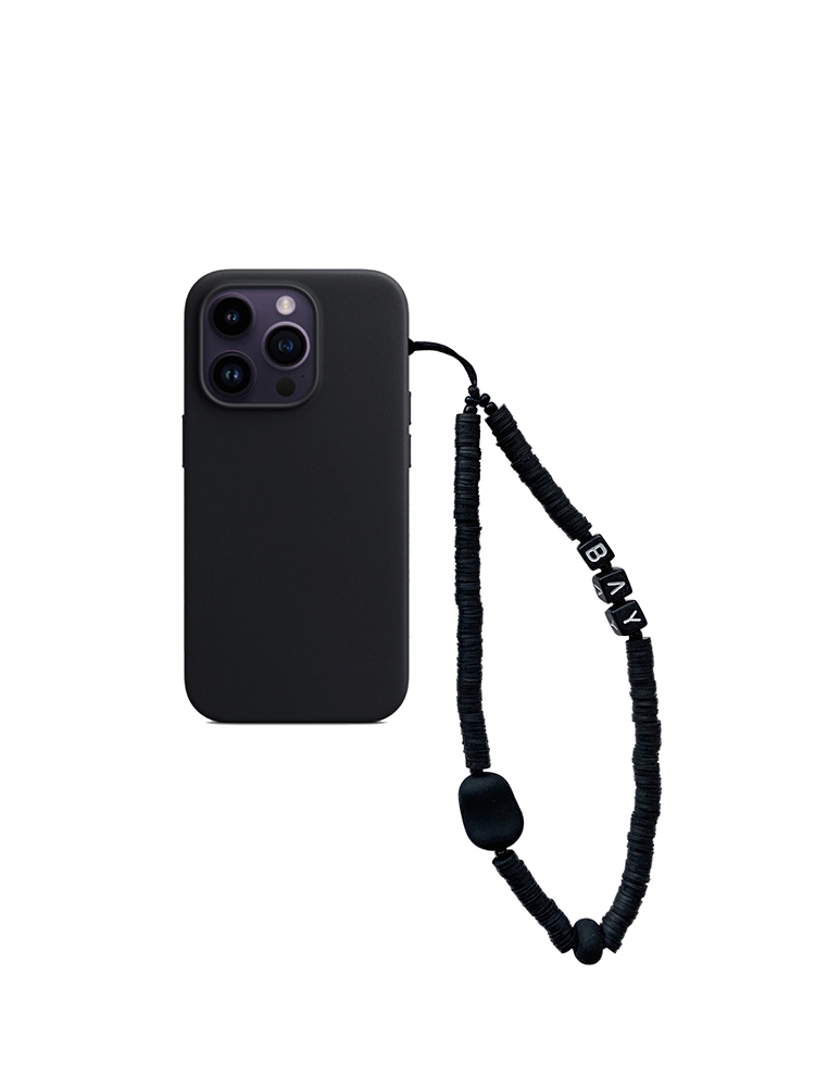 BAY PHONE STRAP BLACK