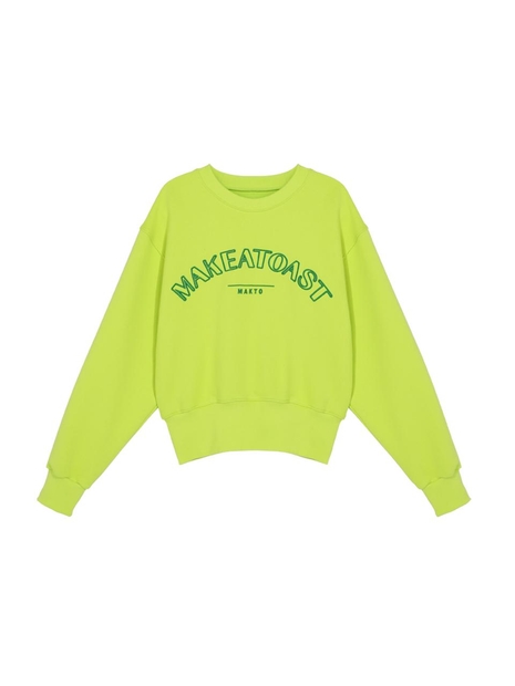 CLASSIC LOGO SWEATSHIRTS LIME MBCSTO015YE