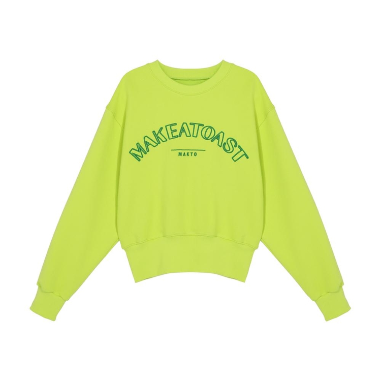 CLASSIC LOGO SWEATSHIRTS LIME MBCSTO015YE