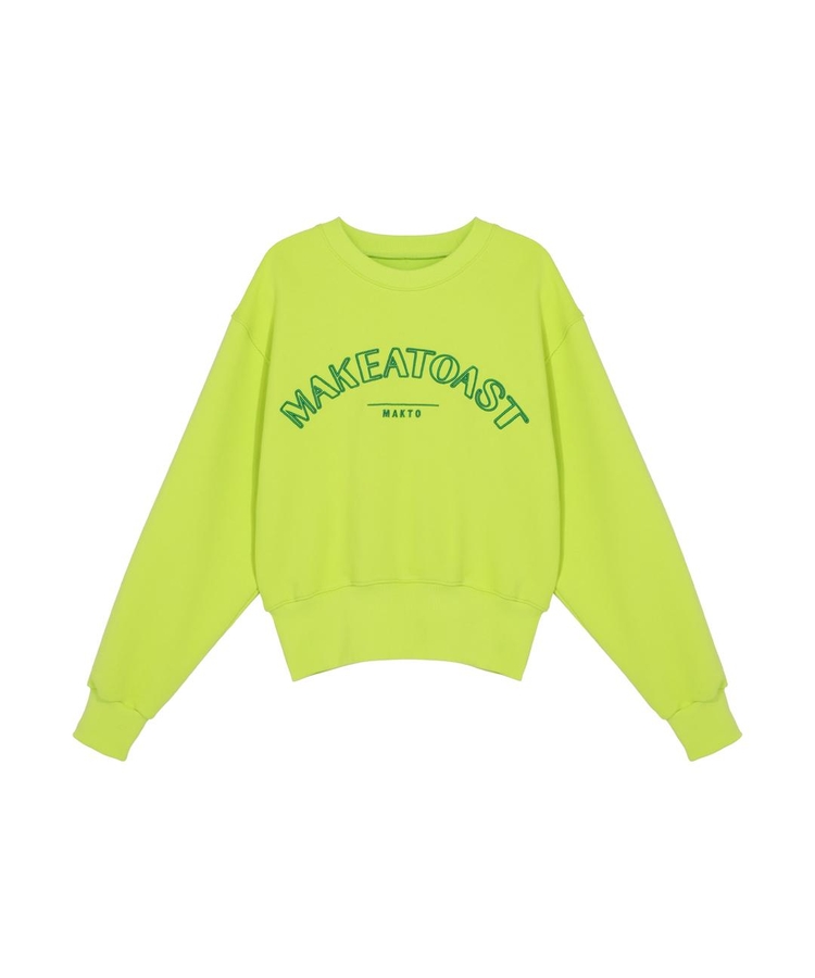 CLASSIC LOGO SWEATSHIRTS LIME MBCSTO015YE