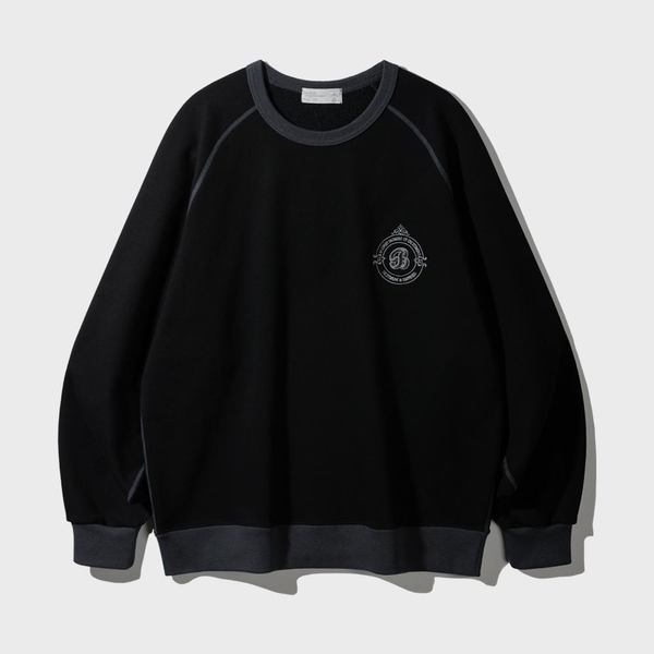 바켄 Coloration Raglan 스웨트셔츠 BK5980_블랙