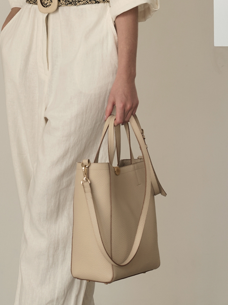 24SS Lether Big Tote [YURA BAG]_2 color