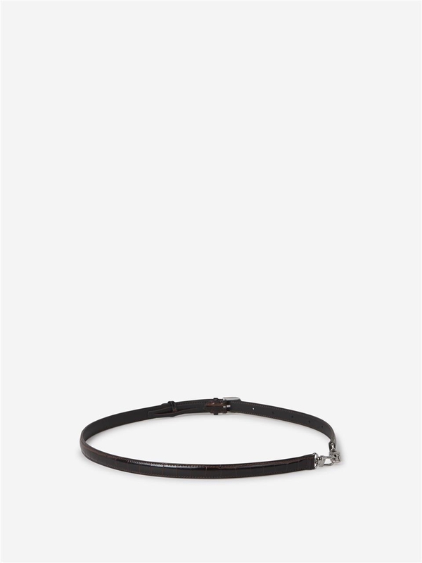 토템 SS24 Double Closure Leather Belt 234-WLGBT152-LE0023